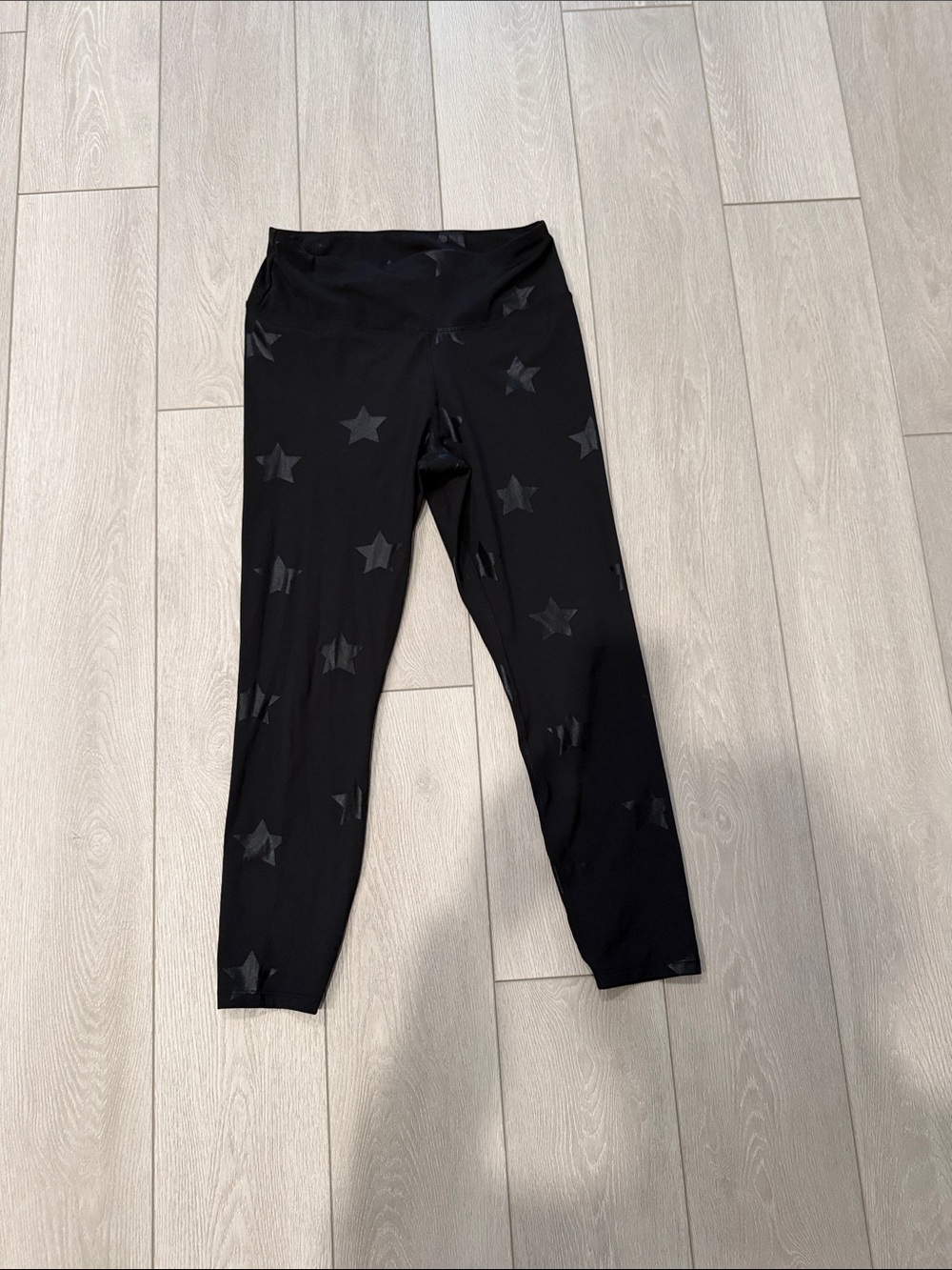 Black Star-Print Women Leggings